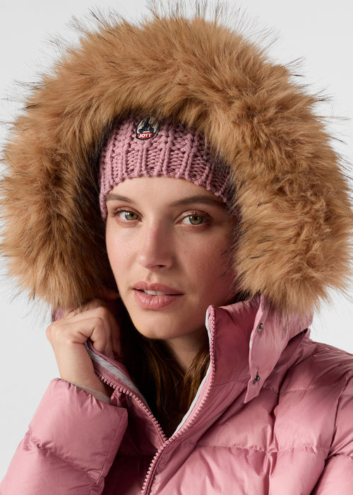 DOUDOUNE MI-LONGUE GRAND FROID PERLE