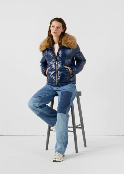 DOUDOUNE GRAND FROID FAUSSE FOURRURE NEVADA SHINY