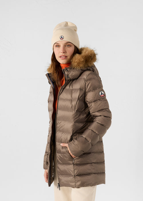 DOUDOUNE MI-LONGUE GRAND FROID PERLE