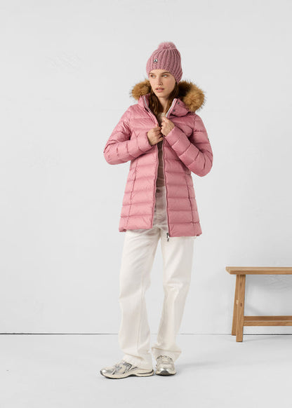 DOUDOUNE MI-LONGUE GRAND FROID PERLE