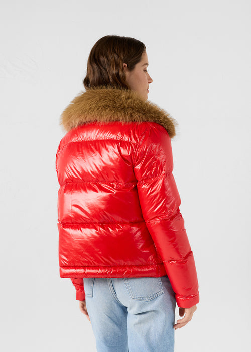 DOUDOUNE GRAND FROID FAUSSE FOURRURE NEVADA SHINY